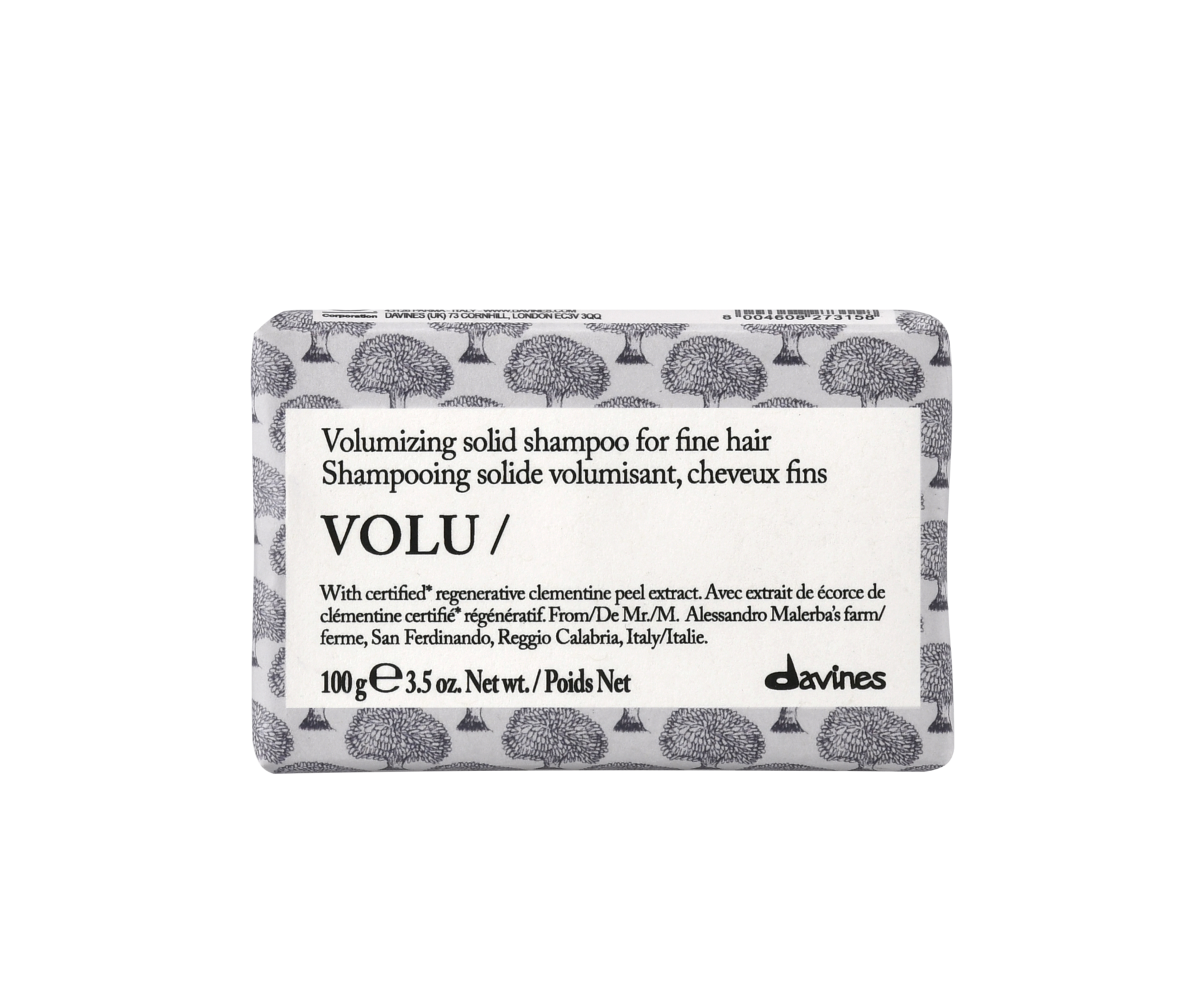 Davines Essential Haircare VOLU Shampoo Bar